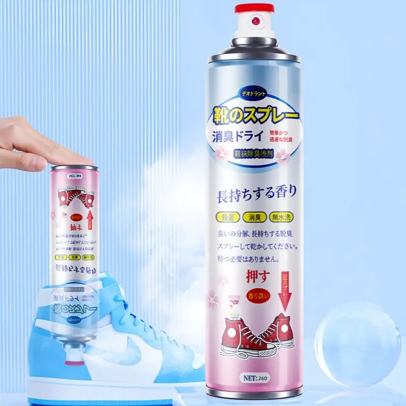 Shoes and socks deodorization spray , deodorization, Anti-Odor, quick drying and sterilization ，Shoe cabinet air aromatic Freshener Footwear Comfort