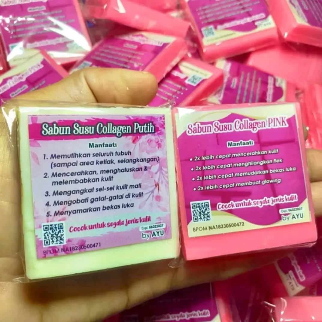 Sabun susu collagen Sabun kecantikan serbaguna Soap Memutihkan
