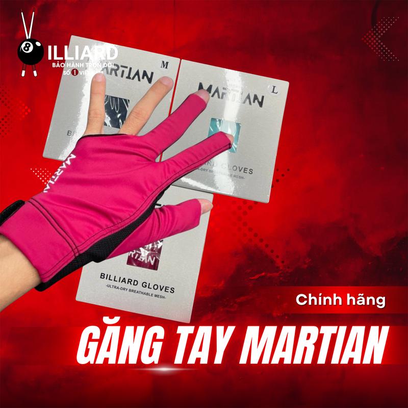 Găng Tay Bida Cá Nhân [MARTIAN] Hở Ngón Phân Phối Chính Hãng XBilliard. Găng Tay Hoàng Sao
