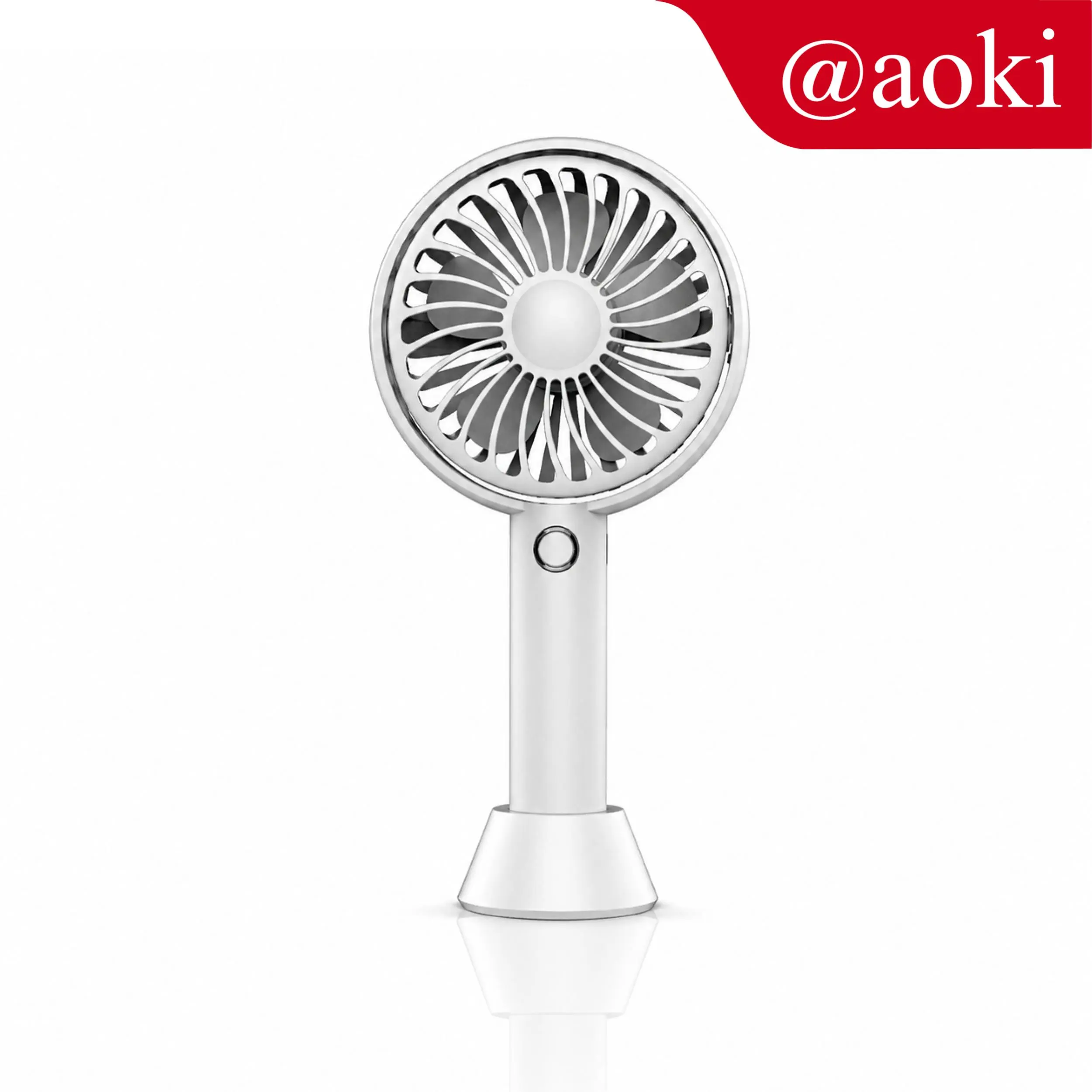 AOKI Kipas Mini Portable USB Rechargeable 18650 – 3 Kecepatan, Tahan Lama, Ringan, Praktis untuk Indoor & Outdoor