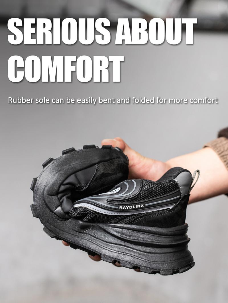 Product Introduction of Steel Toe Shoes for Men Women Comfortable Safety Shoes Lightweight Breathable Working Sneakers Indestructible Construction Work Shoes Boy Footwear 5