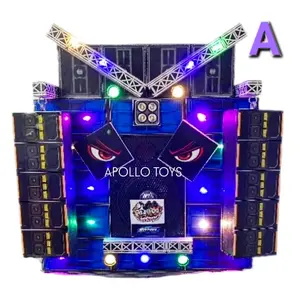 BESAR!! SOUND HOREG OKE GAS (Speaker Miniatur Bluetooth Full Lampu LED Truk L300 Spiker Blutut Charger Mainan Anak Musik Music USB FlashDisk)