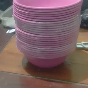 PAKET HEMAT isi 24 pcs MANGKOK plastik WARNA ayam jago berat 1 kg