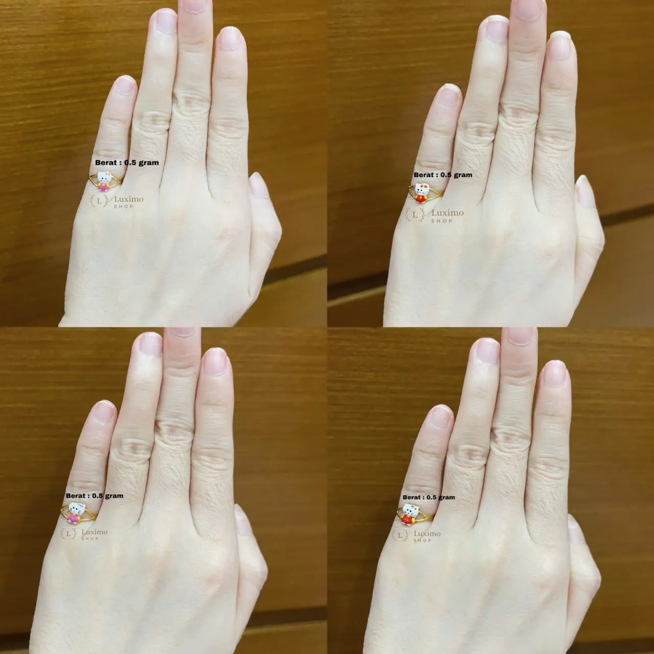 Cincin Anak Fleksibel Model Karakter & Polos EMD