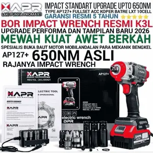 APR AP127+ IMPACT WRENCH GARANSI RESMI 5THN 650NM APR JAPAN MODEL DEWALT ORIGINAL MESIN PENGAMBANG BUAT RODA CVT / IMPACT DEWALT ORIGINAL