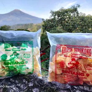 keripik  singkong bintang 9 madura 1paket isi3