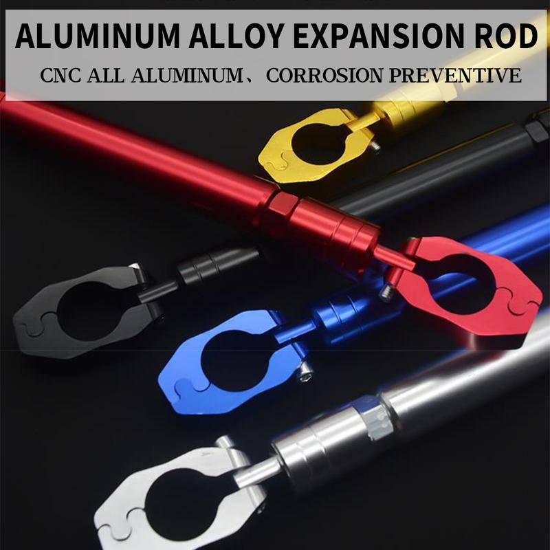 Product Introduction of Thickened and thickened motorcycle balance bar universal reinforcement 22-25mm modified aluminum alloy adjustable mobile navigation crossbar reinforced balance handle crossbar motorcycle crossbar balance beam 2