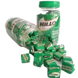 60 pcsMillo Willo cube dengan Isi Lebih Banyak dan Rasa Nampol - Food, Chocolate Manis Cokelat permen yupi