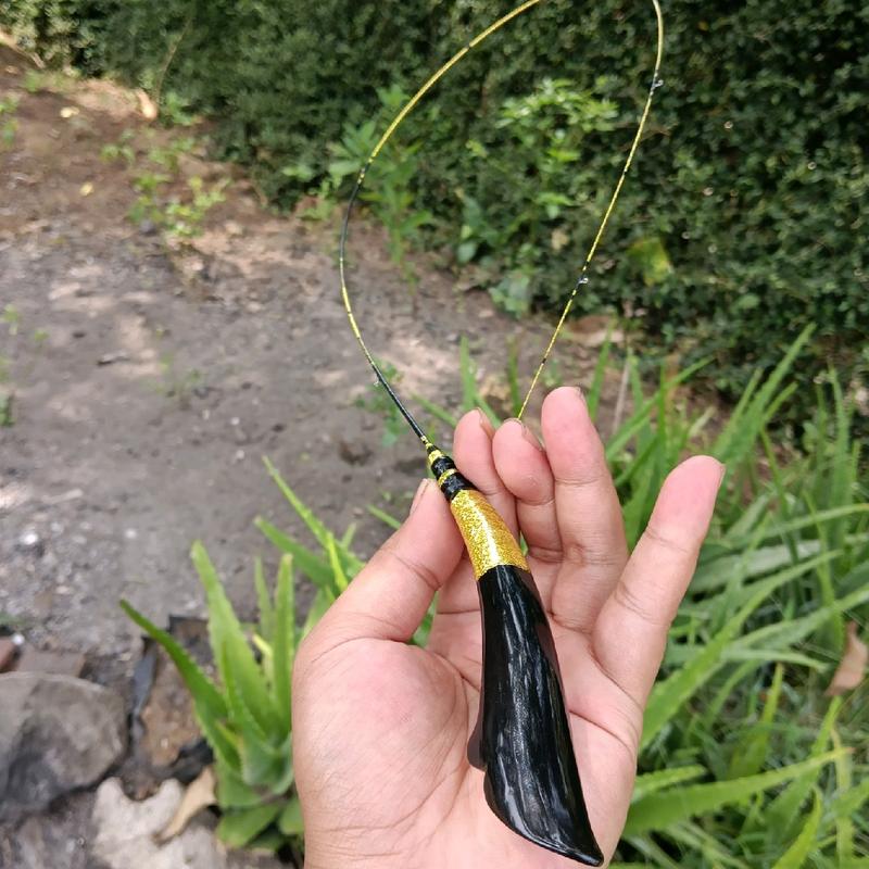 joran wader/benteur 80cm super lentur (emas) 0
