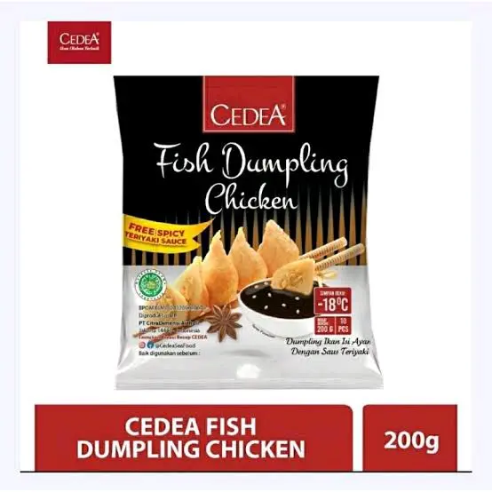 Cedea Dumpling keju - ayam 500gr - 200gr Frozen Food 4