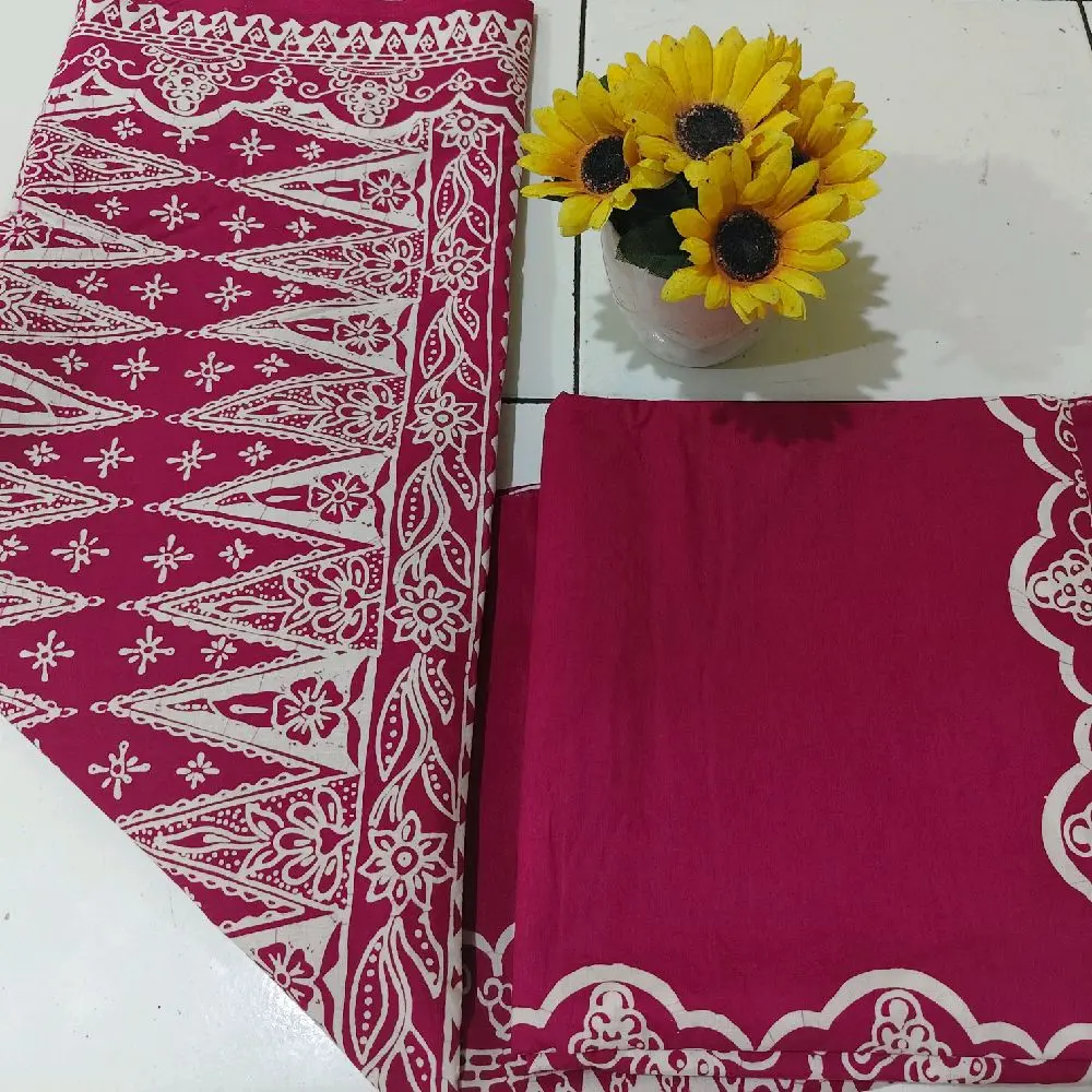 KAIN BATIK CAP JUPRI PALEMBANG POLOS BAHAN KATUN PREMIUM