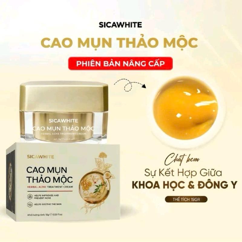 [Dòng Nâng Cấp ] Cao Mụn Thảo Mộc (Hủ 10gr)- Không Đỏ Không Bong Da _ Hổ Trợ Chăm Sóc Da Mụn ,Làm sáng Da