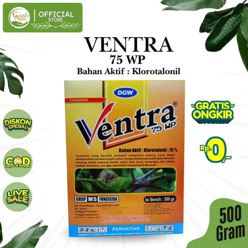 FUNGISIDA VENTRA 75WP WP 500GR GR GRAM 0