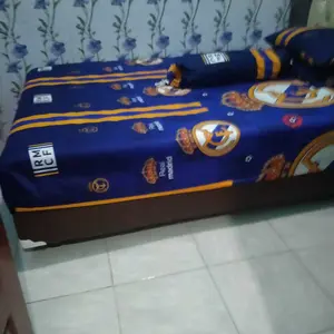 SPREI MOTIF BOLA & KARAKTER ANAK SET -Lengkap dengan sarban dan sargul -kain lembut adem dan tidak luntur Bantal Sarung LENGKAP Bunga King
