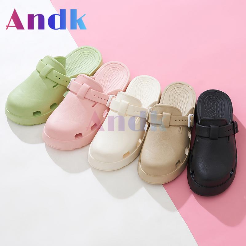 Product Introduction of Andk 2025 Sandal Wanita Wedges Korea Sandal Slop Premium Platform Sandal Wanita Sepatu ibadah Muller Clogs Cewek Sendal 24