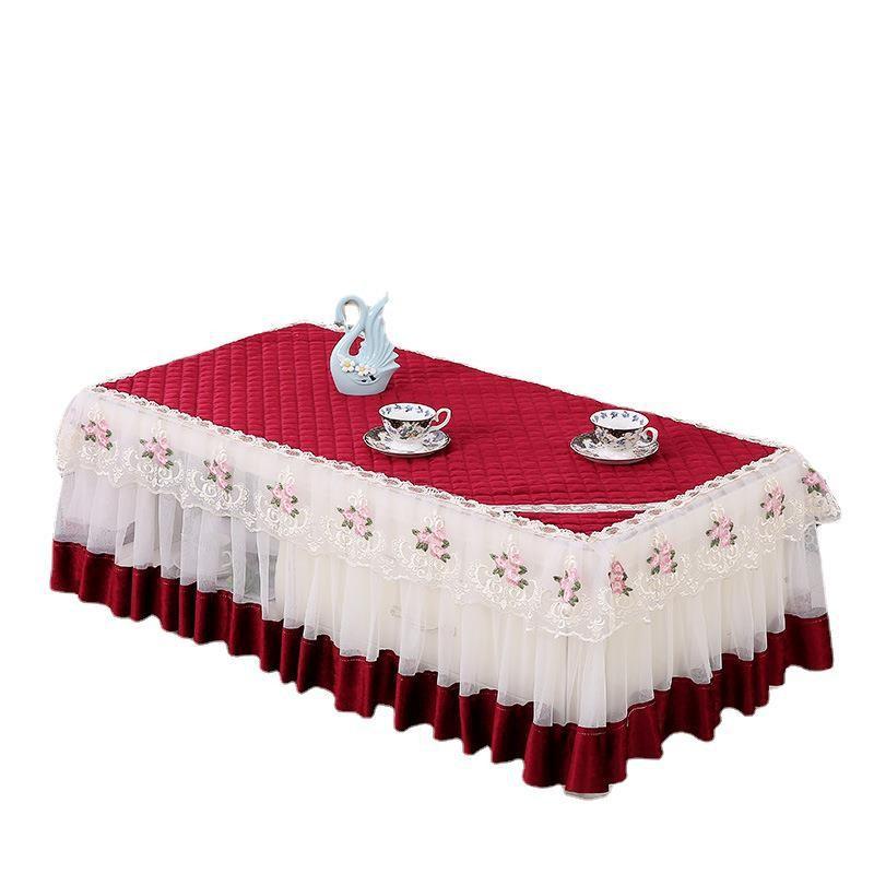 Taplak Meja Renda 55x110x40cm - Rectangle Lace Tablecloth Table Runner - Taplak Meja 0