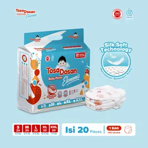 [1 BALL] TOSA DOSAN BABY PANTS S20/M20/L20/XL20/XXL20 | Popok Bayi Tipe Celana Murah Ekonomis