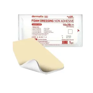 dermafix ss with pu 10x10cm/10x20cm 1 lembar foam dressing