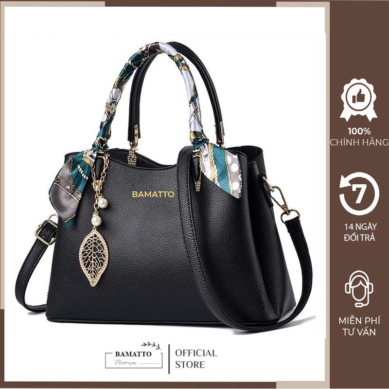 Túi xách nữ cho mẹ trung niên,túi xách tặng mẹ đeo chéo,đeo vai có khăn lụa đẹp sang trọng,quý phái TC41 Bag Da