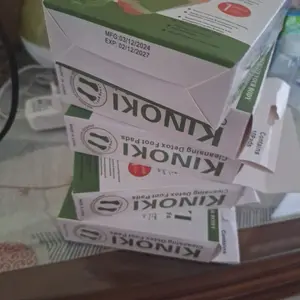 PROMO 5 Box isi 50 PCS Kinoki warna Detox Foot Pads Koyo Penyerap Racun Dalam Tubuh Secara Alami - BELANJA MURAH