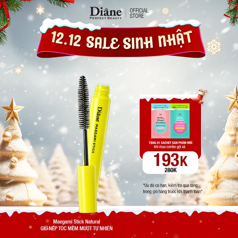 Mascara chuốt tóc giữ nếp mềm mượt tự nhiên tạo kiểu tóc Diane Maegami Stick Natural 10ml