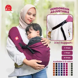 Gendongan Bayi - CIMOBABY Gendongan Bayi Instan Gendongan Tanpa Size Premium Bunda