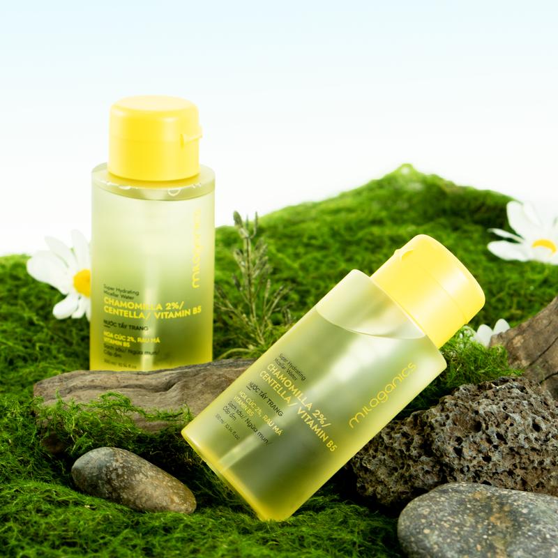 [BIG SIZE-MUA 1 TẶNG 1] Nước Tẩy Trang Sạch Sâu Hoa Cúc Cấp Ẩm Dành Cho Da Dầu Mụn Không Gây Khô Rát Da Vitamin B5 Dưỡng Ẩm Cân Bằng Da Phục Hồi Da - Nước Tẩy Trang Dành Cho Da Khô Da Nhạy Cảm Micellar Cleansing Water MILAGANICS 300ML Cosmetic Skincare 5
