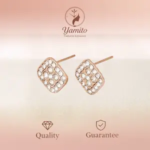Anting Wanita Korea Rose Gold - 001/002