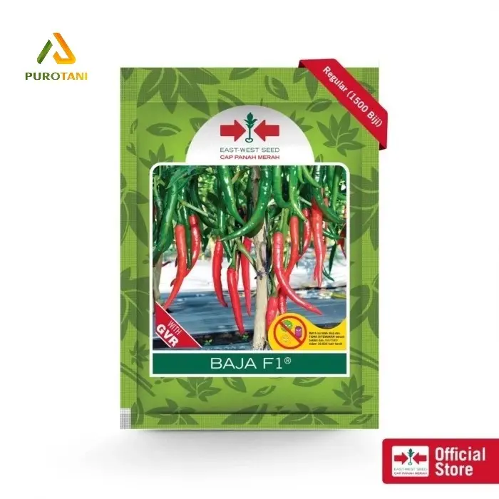 Benih Cabe BAJA F1 1500 Biji Panah Merah Asli 1