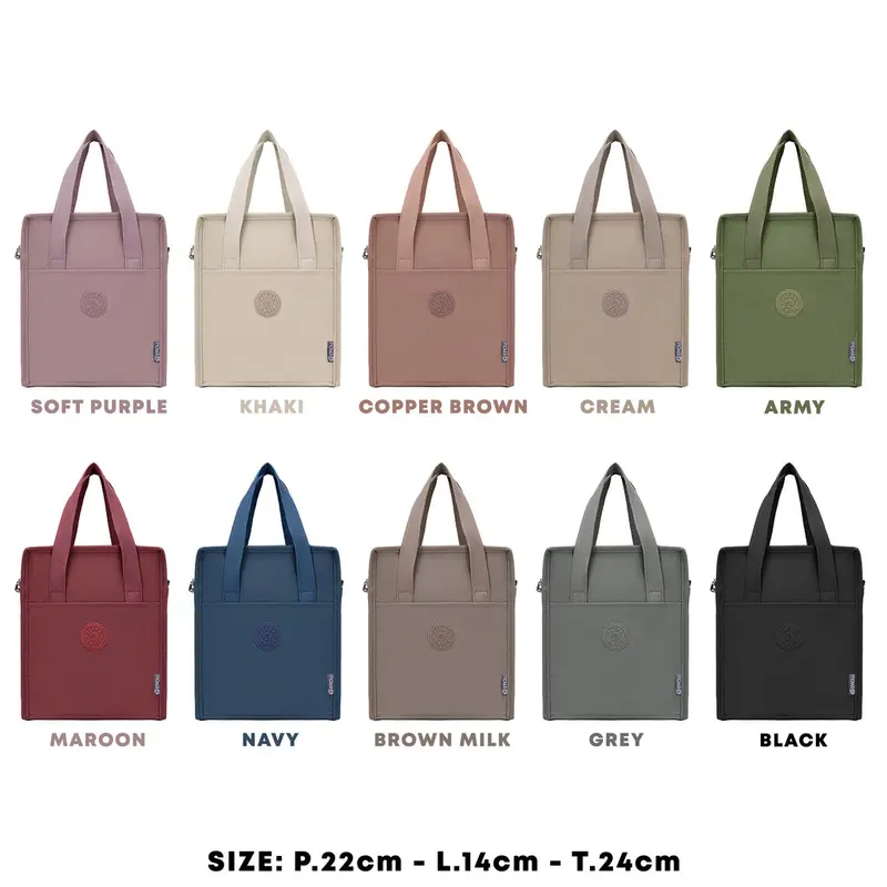 Omipa Bags Pioma Bitna Lunch Bag -Tas Bekal Makanan - Handbag Pioma Wanita - Lunch Cooler Bag Alumunium Foil 4