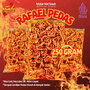 Krupuk Seblak Rafael Pedas Daun Jeruk 250 Gram