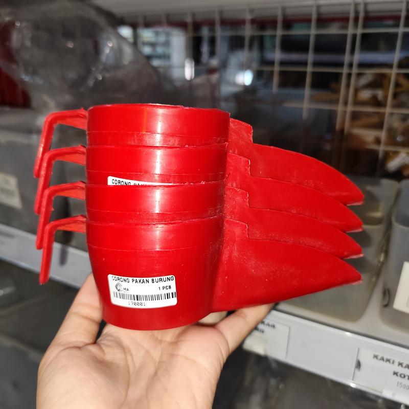 corong pengisi pakan burung corong refil pakan hewan 2