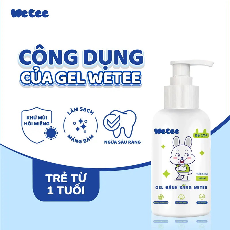 Mua 1 Gel Đánh Răng Wetee Cho Bé 1 TUỔI 100ml Và 1 Bàn Chải Đánh Răng Lông Siêu Mềm 2