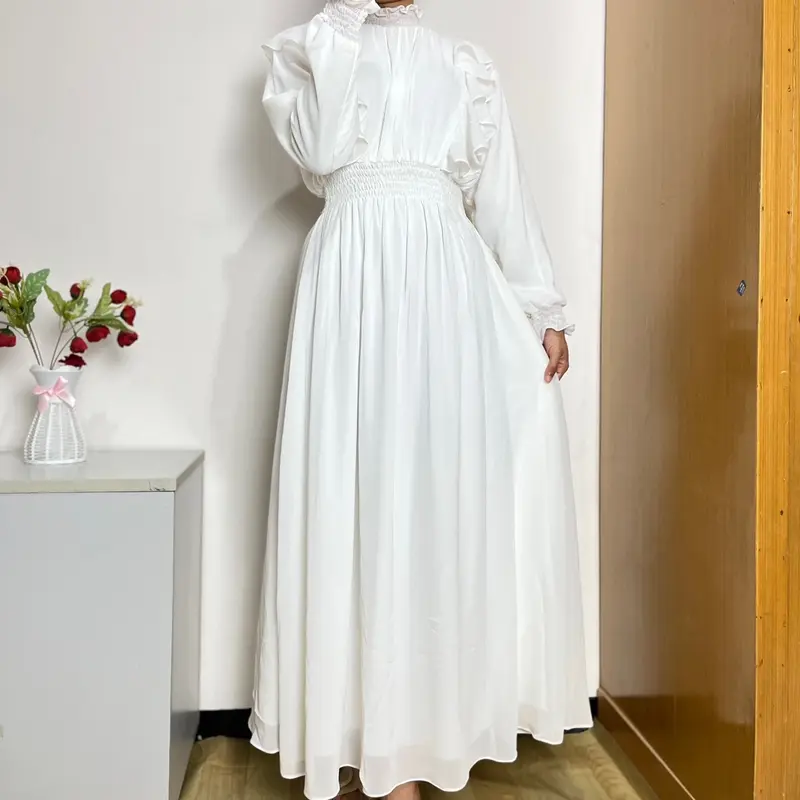 Dress Mirae Wear Korean Long Dress Vintage Dress Pesta Dress Summer Dress Elegan Slevee 2