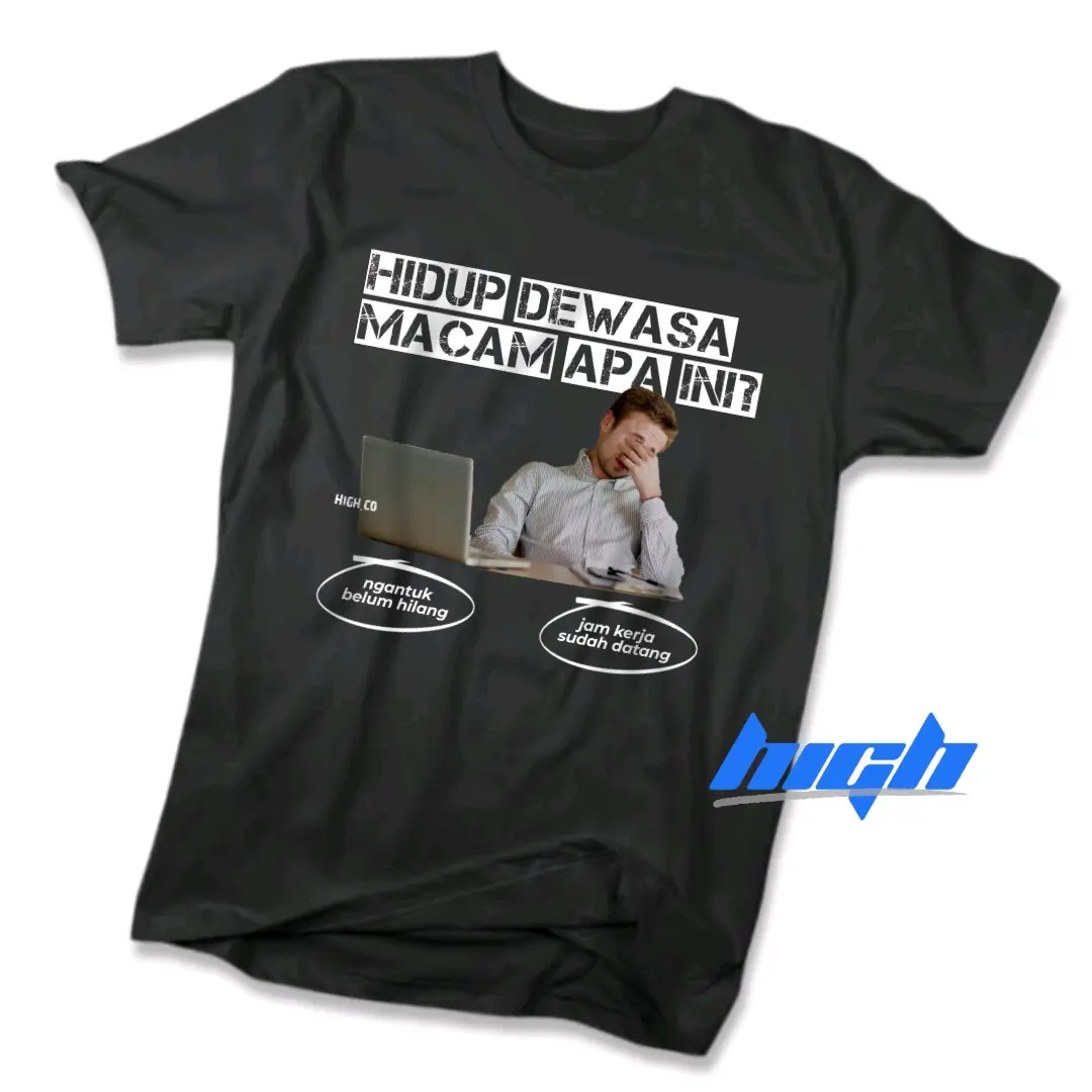 TSHIRT CERITA HIDUP / KAOS ORANG DEWASA / KATUN COMBED 24S