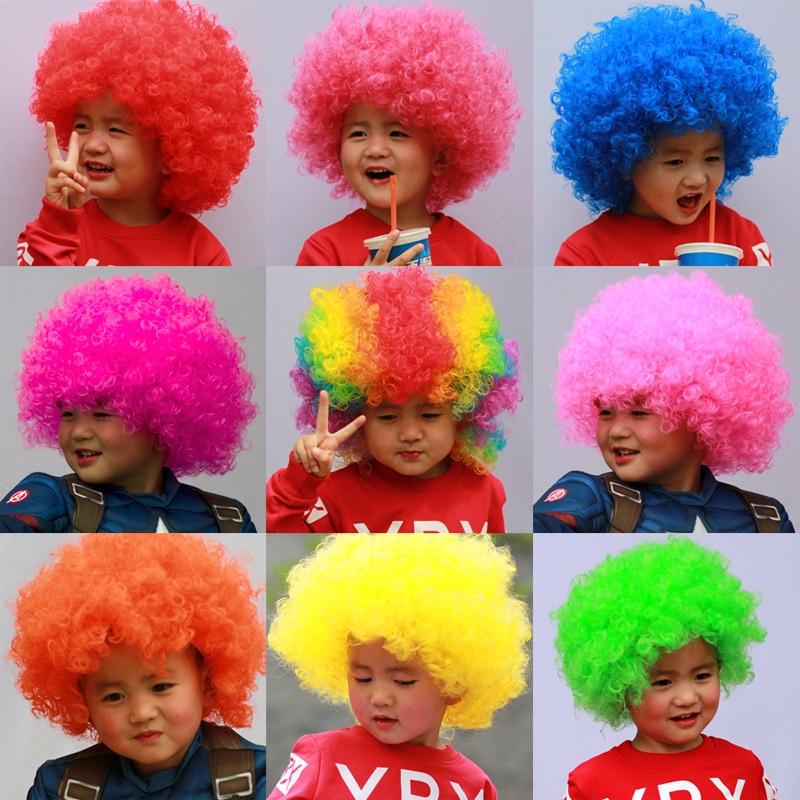 Tóc Giả Chú Hề Vui Nhộn Afro, Đầy Màu Sắc, Tóc Tổng Hợp, Phụ Kiện Thời Trang, Thích Hợp Cho Bữa Tiệc, Biểu Diễn Khiêu Vũ, Đạo Cụ Hóa Trang, Được Vận Chuyển Từ Việt Nam