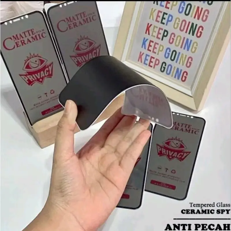 Anti Gores Ceramic Matte Spy Privasi Rm 4 4x 4a 5 5a 5plus 6 6a 7 7a 8 8a pro 9 9t 9a 9c 9 prime 10a 10c 10 4G 13c 12c A2 2023 a1 2022 a3 2024 Keramik Privacy Layar Ponsel