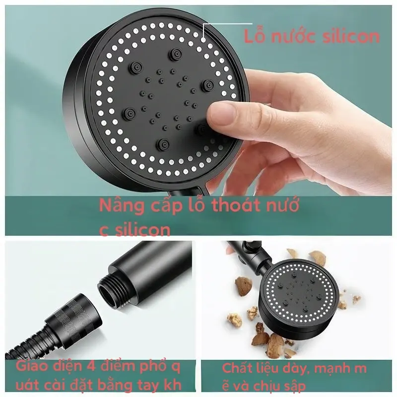 vật liệu dày mới 5 loại vòi sen phun vòi sen nhà tắm 3