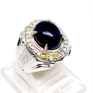 cincin yaman wulung tembus samping tidak  plong merah Rings Delima Batu Akik Elegan