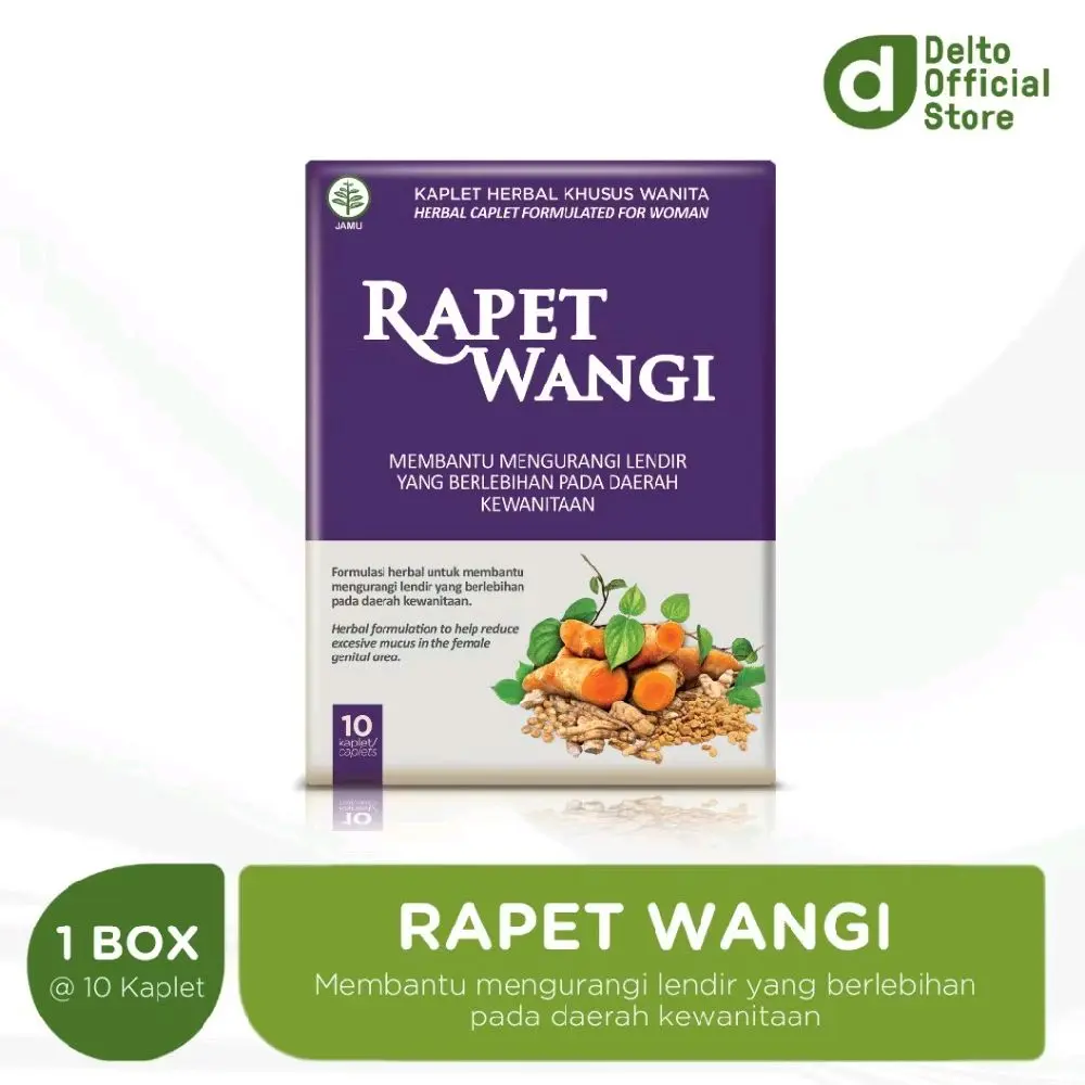 KEMASAN BARU ! RAPET WANGI 1 BOX ISI 10KAPLET