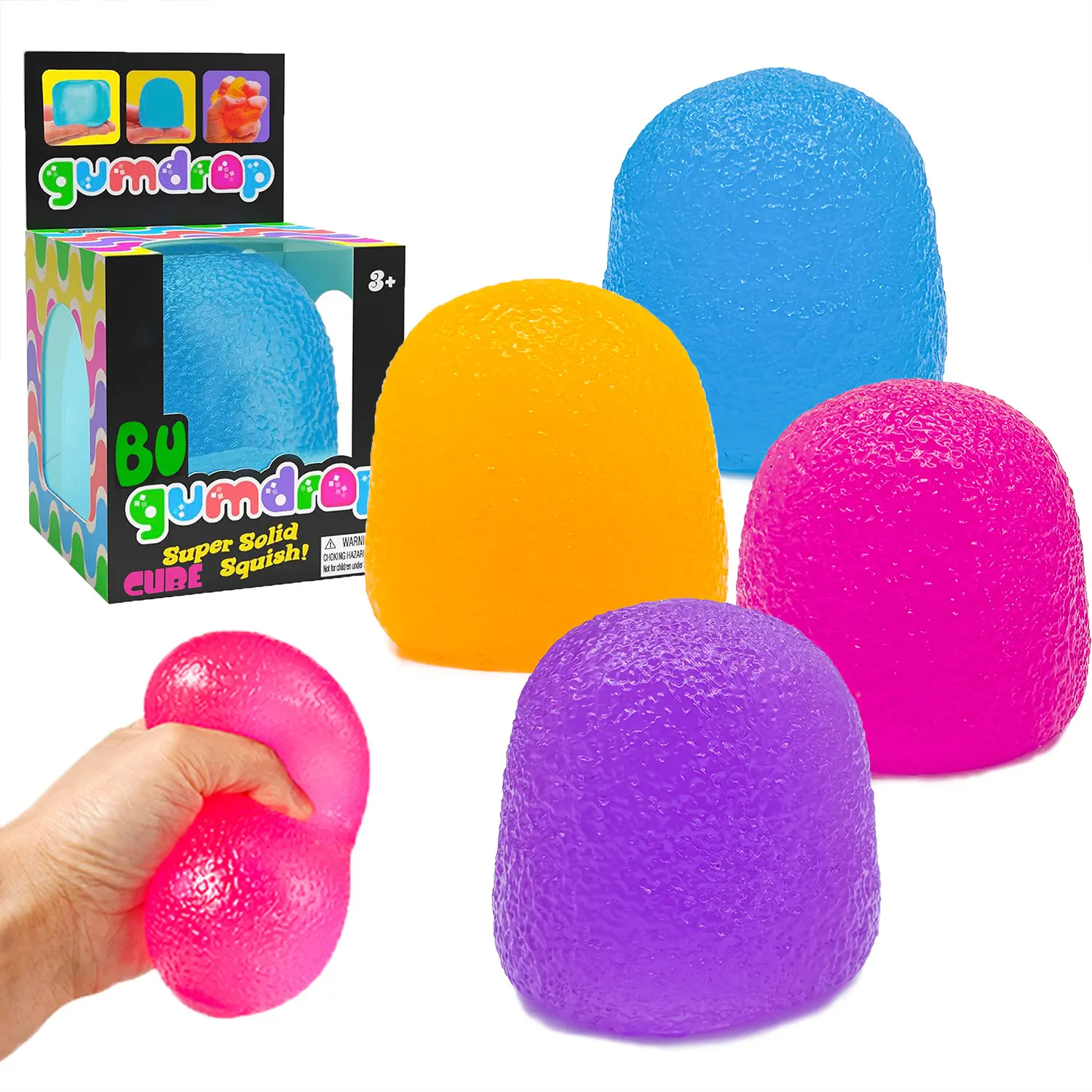 Cube Water Cube Candy Needoh Squeezing Toy Decompression Toy Malt Sugar Pinch Vent Slow Rebound Color Random