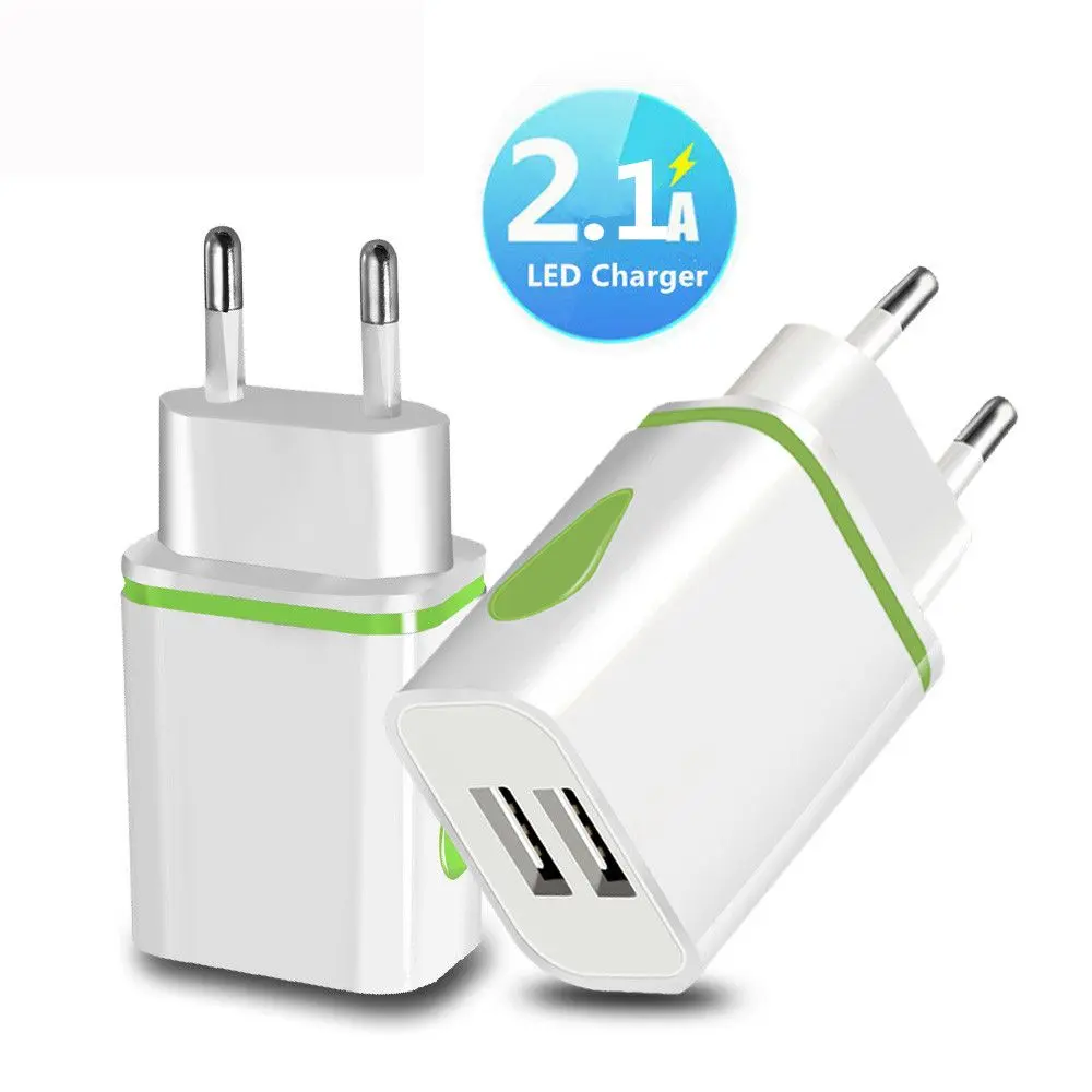 Bộ sạc nhanh USB kép, Bộ sạc du lịch, Thông Dụng 2 cổng, Sạc nhanh, Thích hợp cho điện thoại thông minh, Phích cắm EU, Bộ Chuyển Đổi sạc nhanh