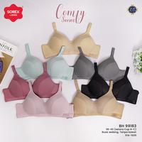 Gambar Sorex Bra Tanpa Kawat Busa Tipis Kait 3 Cup B Nilon Mix Bra Harian BH 99183 - Hitam, 40 dari Sorex Online Store Kota Tangerang 2 Tokopedia