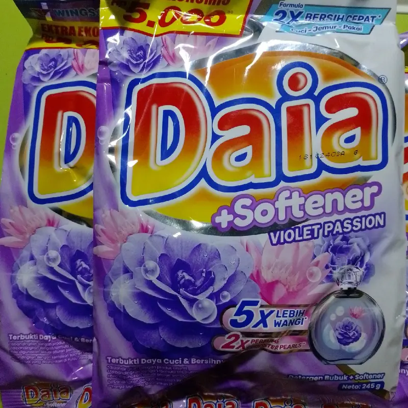Sabun Daia+Softener 5000 Harum lembut ditangan 1
