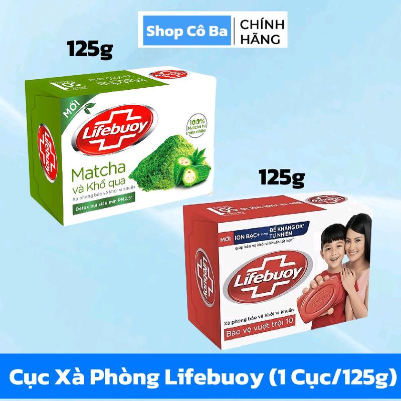 Combo 10cục xà phòng Lifebuoy 90g 125g..diệt Khuẩn..99,9%..có 8 mùi