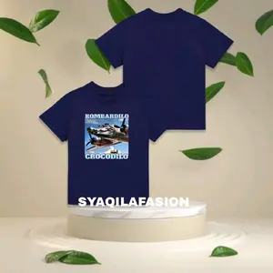 KAOS ANAK BOMBARDORO CROCODILO/KAOS ANAK/KAOS ANAK BAHAN KATUN COMBET 30'S Fashion