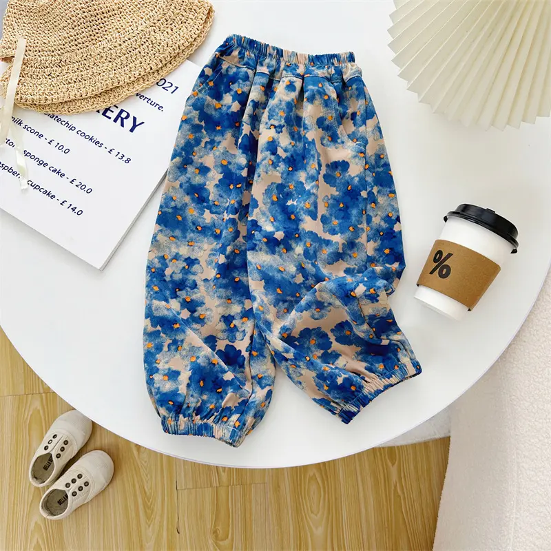 Summer Childrens Boys Mosquito-repellent Pants Thin Casual Loose Bandhnu Kids Boys Pants Fashionable Baby Boys Bloomers