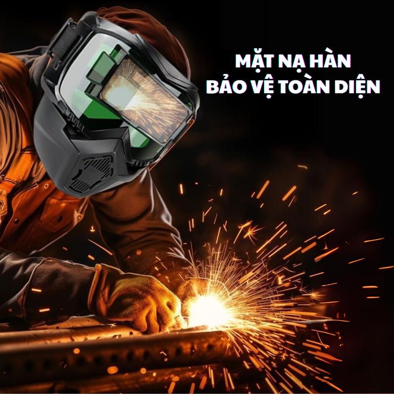 Mặt Nạ Hàn Tự Động Chuyển Tối – Bảo Hộ Toàn Mặt Chống Hồ Quang & Tia Lửa