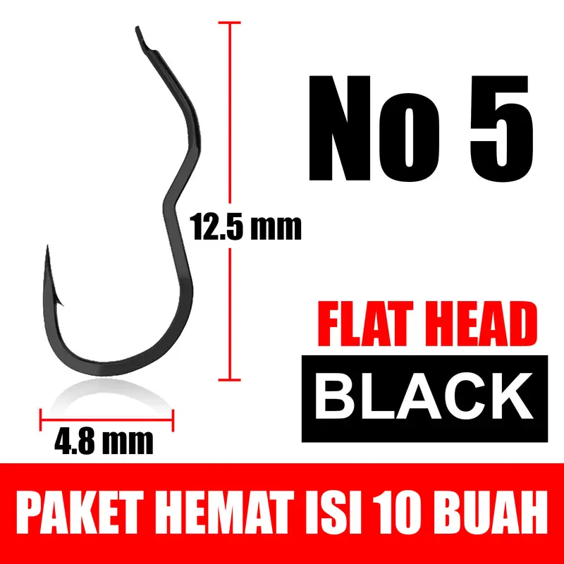 50 Buah Mata Kail Otomatis Flip Hook Penemuan Terbaru 2024 Flat Memancing Ikan Mas Tombro Galatama Umpan Pancing 4