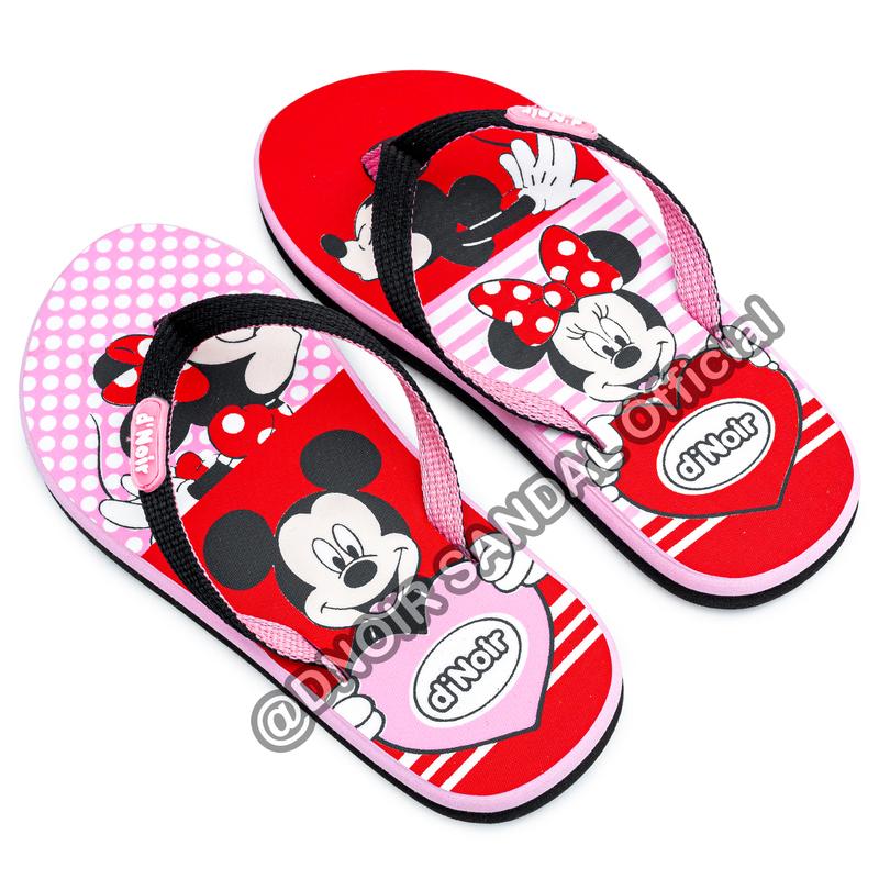 DNOIR Sandal Jepit Anak Perempuan MINNIE size 25 - 36 Fashion 3